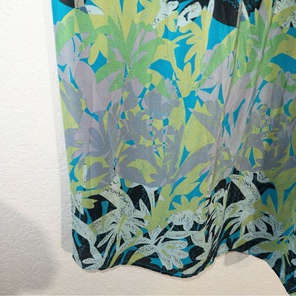 Moulinette Soeurs x Anthropologie Blue Island Nightfall Beaded Silk Dress Size 2 - Picture 5 of 9